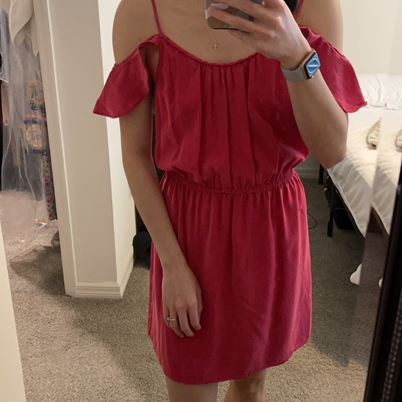 Joie Flutter Sleeve Cold Shoulder Dress - Picture 6 of 6